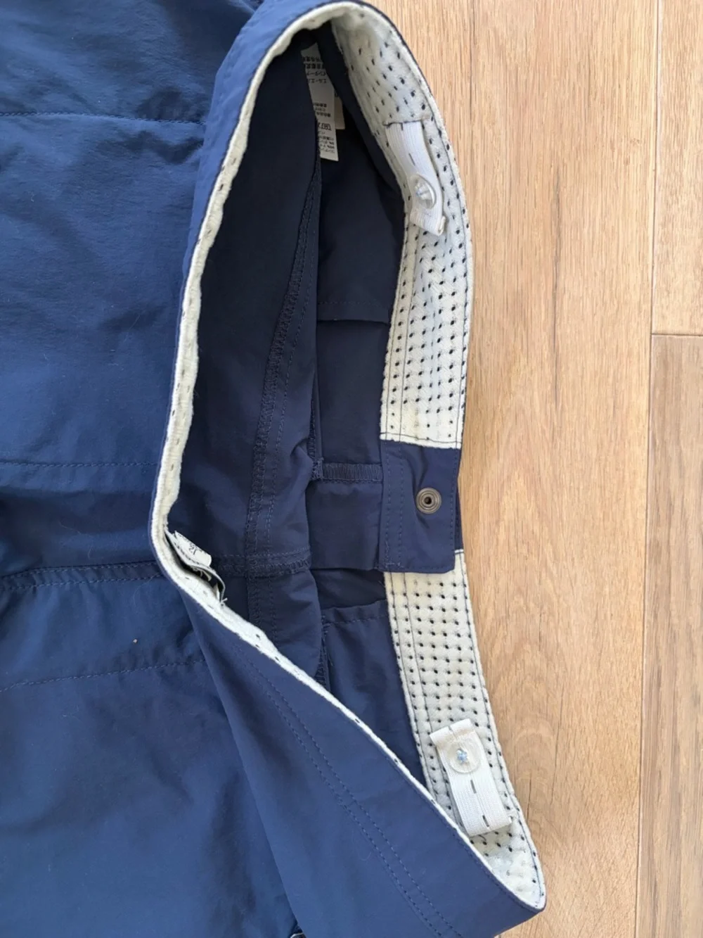 LL Bean navy Women's Water-Repellent Comfort Trail Hiking Crop Pants - size 13 - Picture 8 of 8